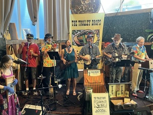 The Trolley Drops Jug Band and an evening of sing along Love Songs from the 20s and 30s.