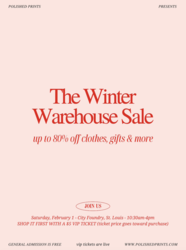 Polished Prints Annual Warehouse Sale