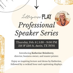Professional Speaker Series Featuring Katherine Brimberry