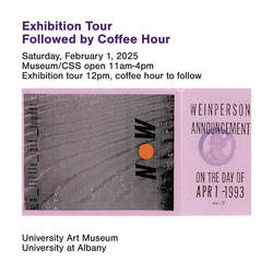 Exhibition Tour followed by Coffee Hour