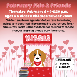 Read to a Dog at the Library with Fido and Friends