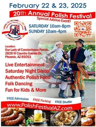 20th Annual Polish Festival, February 22 and 23, 2025