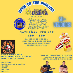 Kaiser High School c/o 2025 Night Market