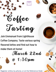 Coffee Tasting with LightHouse Coffee Company