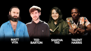 Talent Harris, Shatha Yas, Matt Vita, Ted Barton