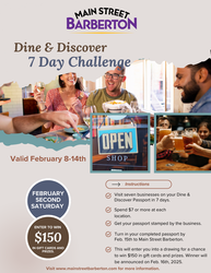 Mainstreet Barberton: Dine and Discover Challenge