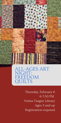 All-Ages Art Night: Freedom Quilts