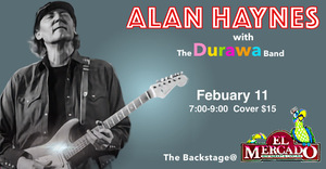 Blues Artist Alan Haynes Headlines The Backstage with Durawa