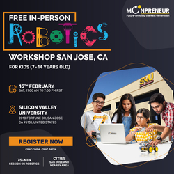 Free In-Person Robotics Workshop for Kids in San Jose, CA