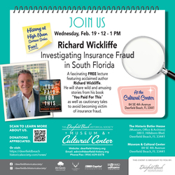 Richard Wickliffe "You Paid For This - Insurance Fraud" History at High Noon Lecture