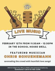 Free Live Music with Chris Schuenemann at Senior Services Plus