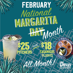 National Margarita Month - Chevys Fresh Mex