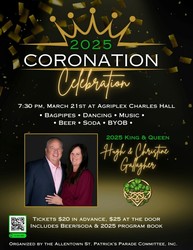 Coronation Celebration for Parade Irish King & Queen
