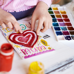 Valentine’s Vacation Fun: Foil Print Cards