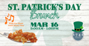 St. Patrick's Day Brunch at 1741 Pub & Grill