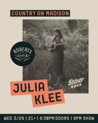 Country on Madison Presents Julia Klee w/ Lydia Cash