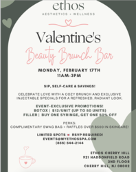 Valentine's Beauty Brunch Bar at Ethos Aesthetics + Wellness