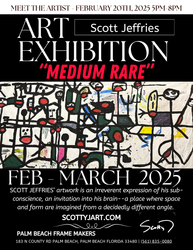 Medium Rare: A Contemporary Art Exhibit by Scott Jeffries, Palm Beach Island
