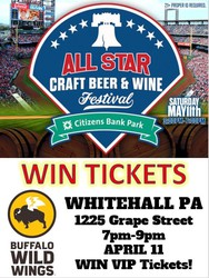 All-Star Festival TICKET RUN - Buffalo Wild Wings Whitehall PA