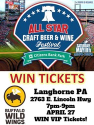 All-Star Festival TICKET RUN - Buffalo Wild Wings Langhorne PA