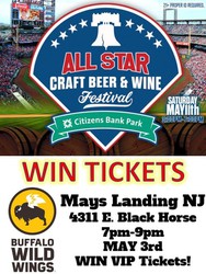All-Star Festival TICKET RUN - Buffalo Wild Wings Mays Landing NJ