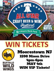 All-Star Festival TICKET RUN - Buffalo Wild Wings Moorestown NJ