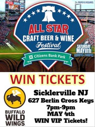 All-Star Festival TICKET RUN - Buffalo Wild Wings Sicklerville NJ