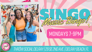 Monday Nights: MUSIC BINGO & Prizes @ THRōW Social Delray Beach!