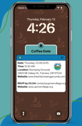 Coffee at Stomping Grounds Coffee