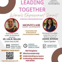 Leading Together: Women's Empowerment Summit at Montclair State University