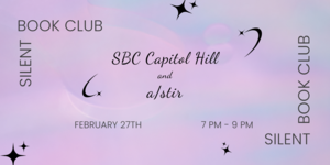 Book Bingo with Silent Book Club Capitol Hill and A/Stir