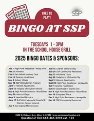 Free Bingo at Senior Services Plus