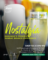 Dukunoo Wynwood Kicks Off Brunch Season with the year 2000 – Sipping Branson & Le Chemin du Roi