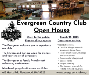 Evergreen Country Club Open House