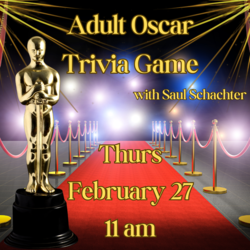 Adult Oscar Trivia Game with Saul Schachter