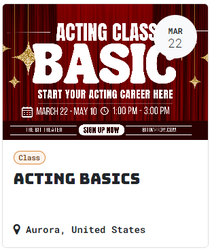 Basic Acting Class