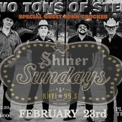 John Crocker Kicks Off Shiner Sunday for Two Tons Of Steel