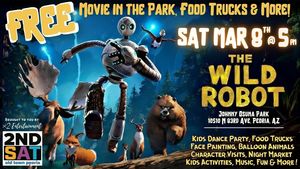 FREE Peoria Movie in the Park, St Patty's Party, Food Trucks & More! Sat Mar 8