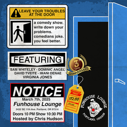 Leave Your Troubles at The Door (stand-up comedy) [3 YR ANNIVERSARY]