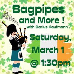 Bagpipes and More! with Darius Kaufmann