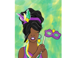 “Mardi Gras" In-Studio Paint Party!