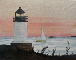 “Lighthouse at Sunrise" In-Studio Paint Party!