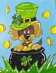 “Lucky Puppy" In-Studio Paint Party!