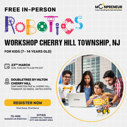 Free In-Person Robotics Workshop for Kids in Cherry Hill, NJ (7-14)