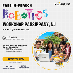 Free In-Person Robotics Workshop for Kids in Parsippany, NJ (7-14)