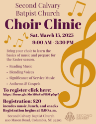 Second Calvary Baptist Church Choir Clinic