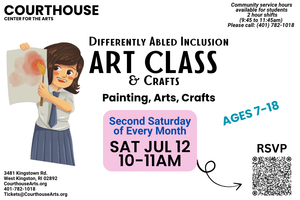 Differently Abled Inclusive Arts & Crafts Class 7/12 SAT 10AM