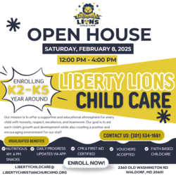 Enrolling Now for Liberty Lions Child Care