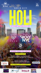 QueenCity Holi - 2025 Festival of Colors