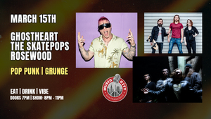 Ghostheart, The Skatepops and Rosewood – Live at Music City SF | Free Entry